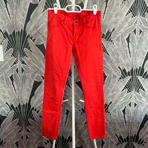 Skinny red jeans from Blank NYC